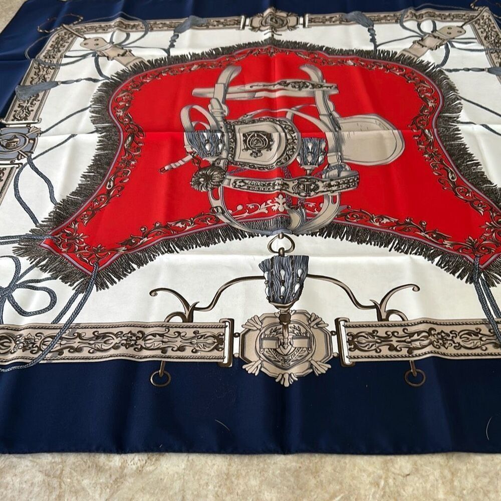 VOLVO FLYGVOLVO Silk Equestrian Scarf